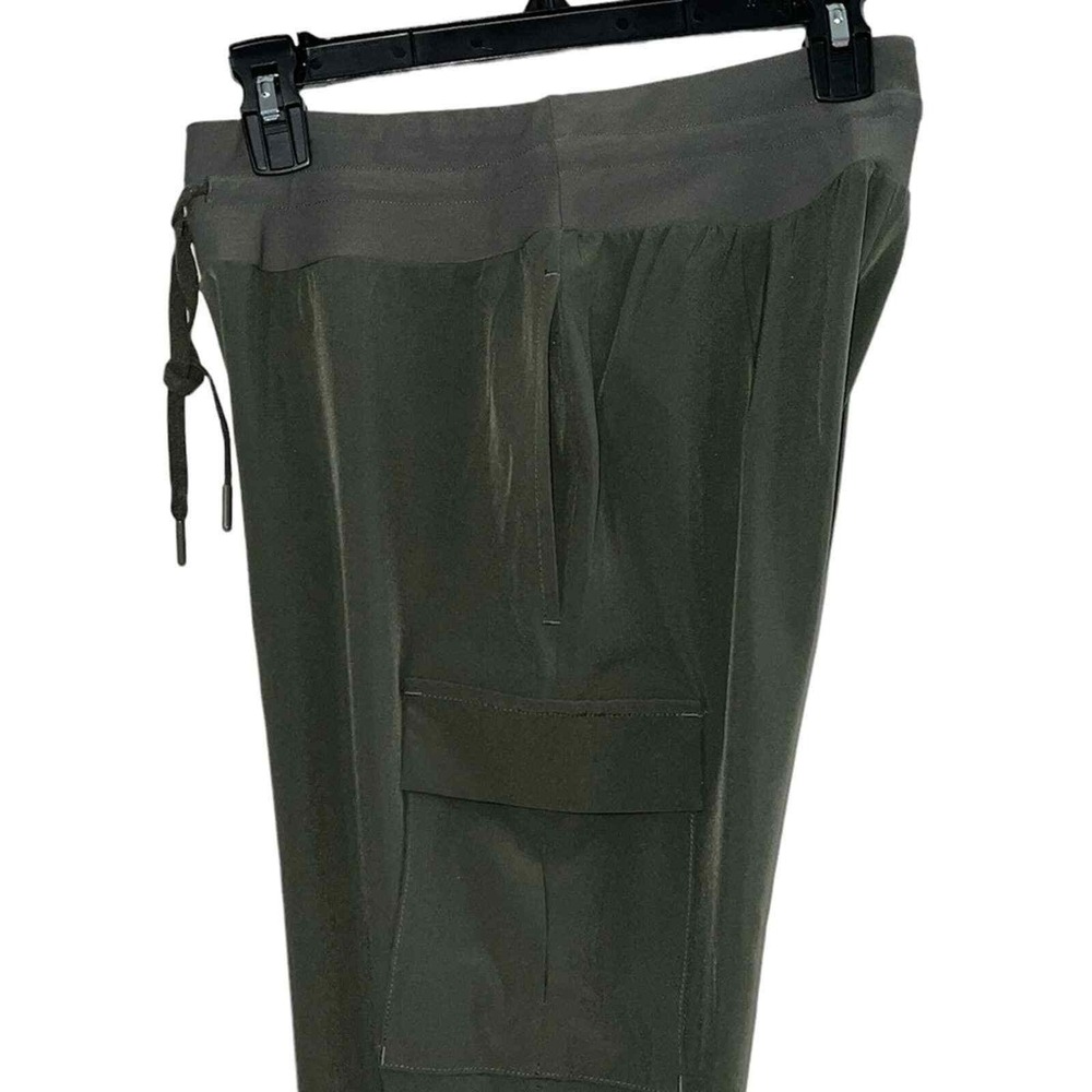 Mondetta Outdoor Project Cargo Joggers Women Small Olive Green Stretch Utility